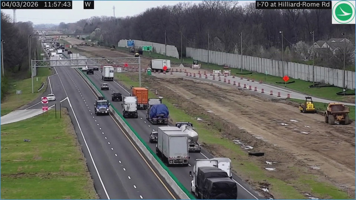 Hilliard Rome Road ramp to I-70 WB to close starting Monday for ...