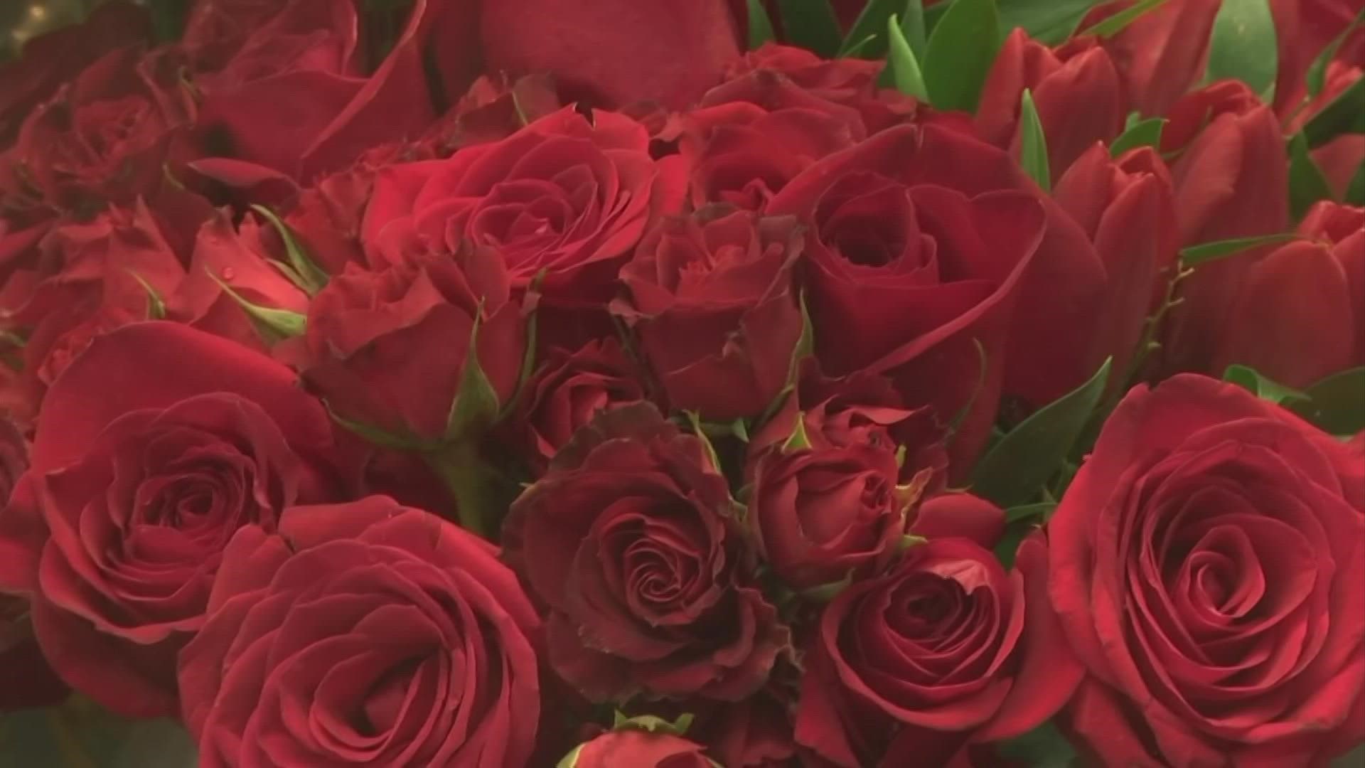 Many flower shops in central Ohio are facing shipping issues due to the pandemic, causing headaches for some Valentine's Day gifts.