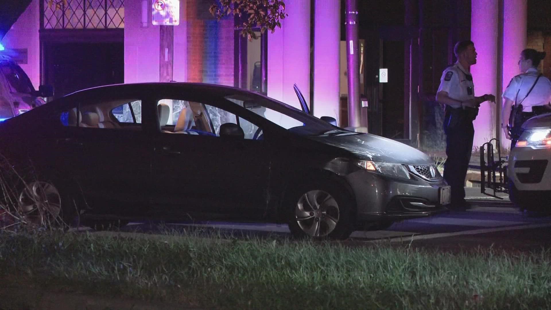 The suspect stole the vehicle in the 100 block of West 10th Street around 8:15 p.m., according to police.