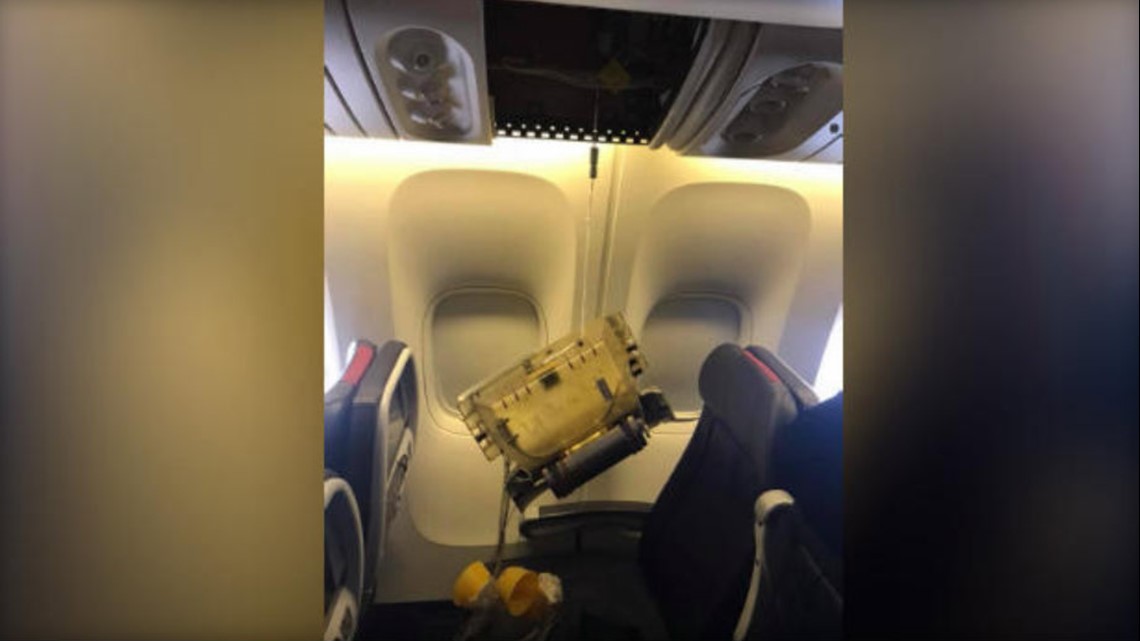 Toddler hit by oxygen canister on American Airlines flight