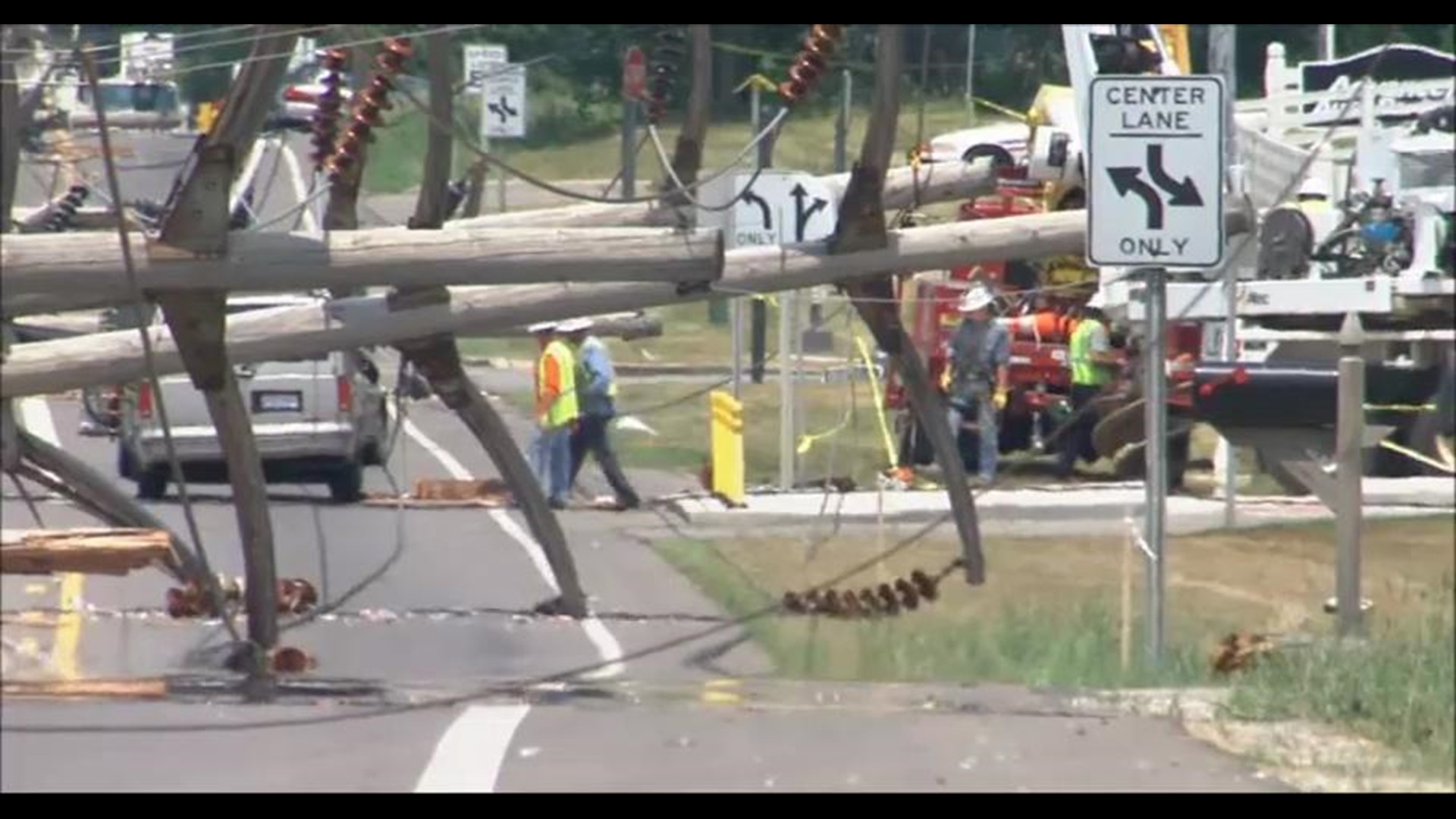 AEP Crews Working To Restore Power To Thousands In Central Ohio