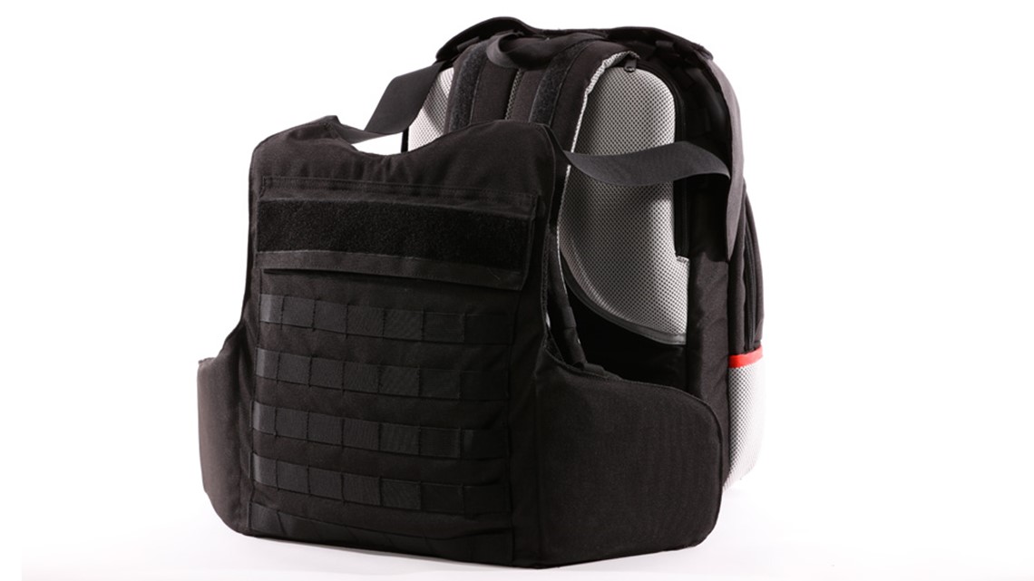New backpack turns into bulletproof vest