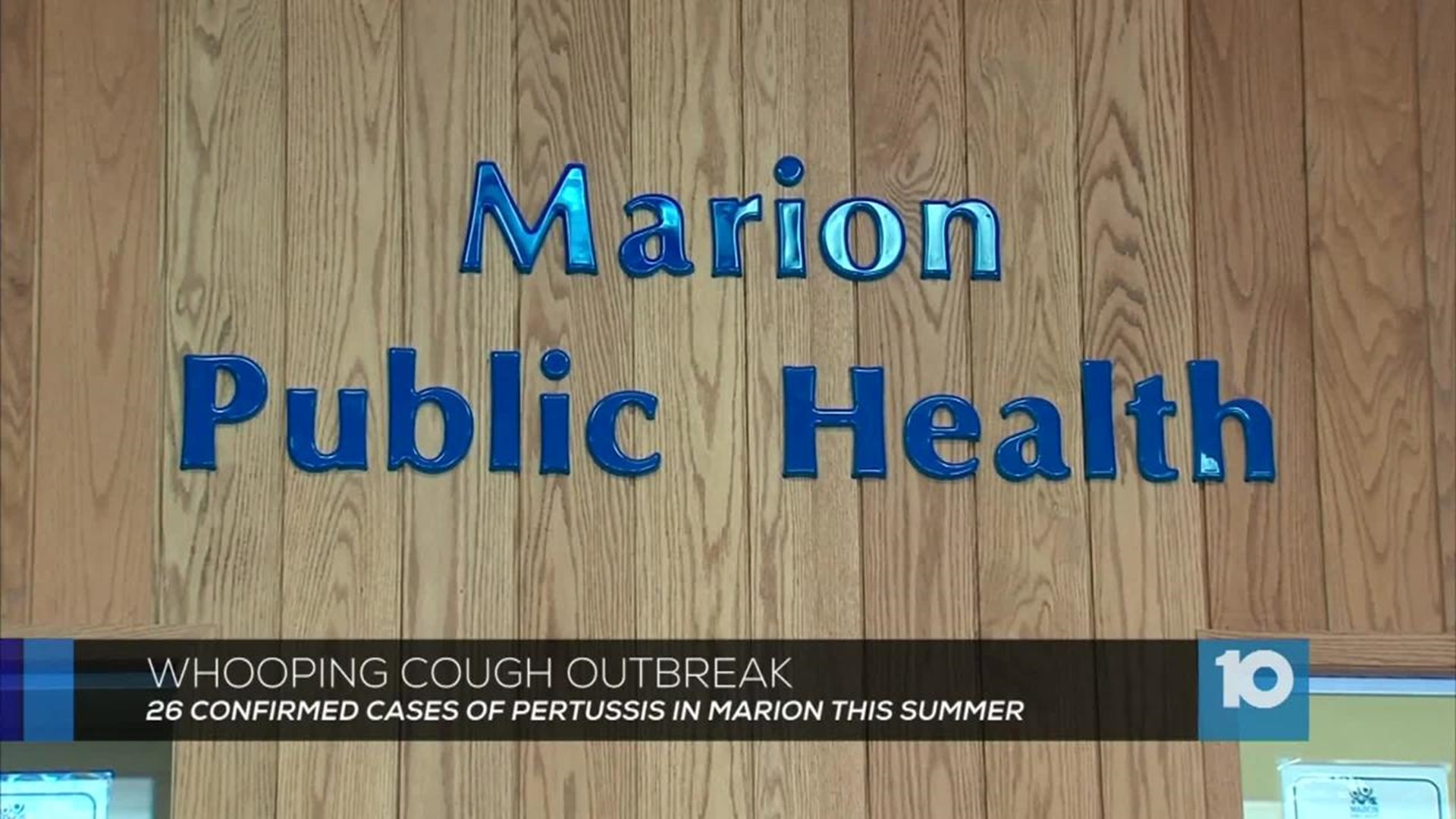 Marion Whooping Cough outbreak