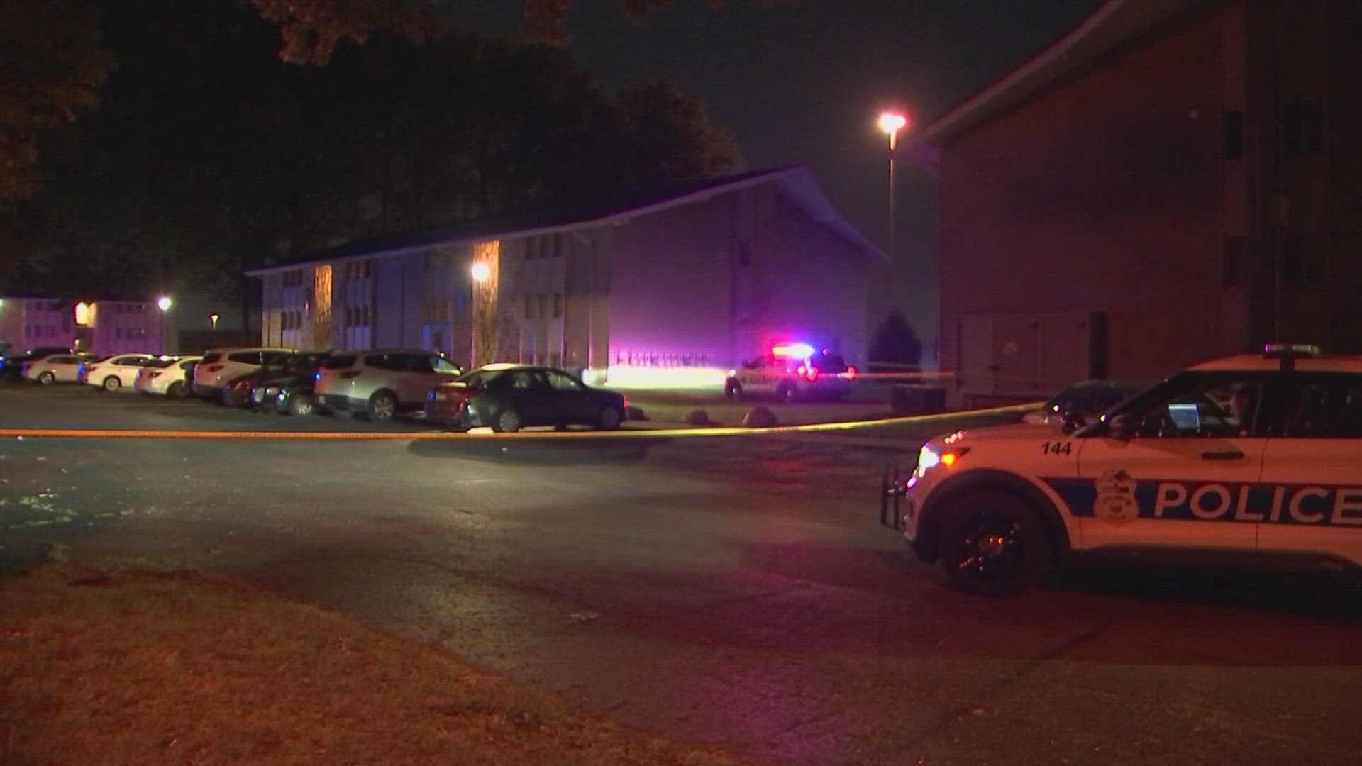 The shooting happened in the 5100 block of Cedar Drive Wednesday night.