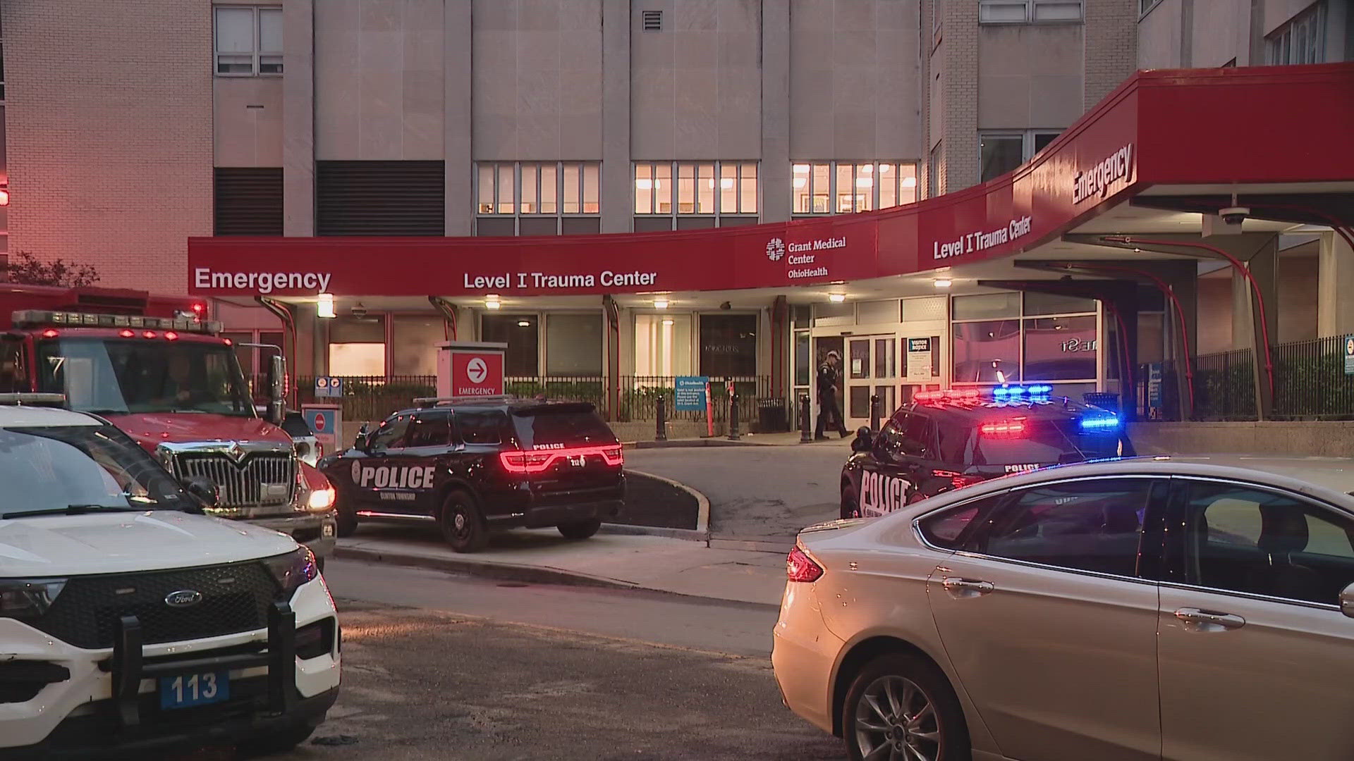 The other officer went into emergency surgery early Thursday morning and was in the intensive care unit after being taken in for another surgery.