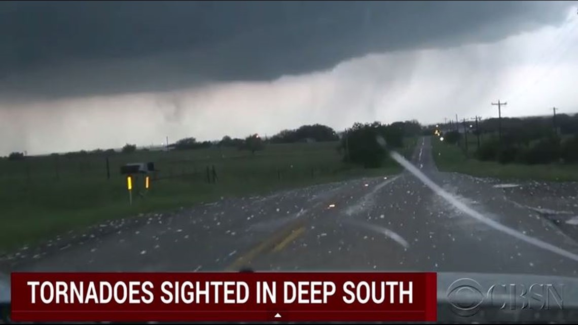 VIDEO SoftballSized Hail Falls In Dallas