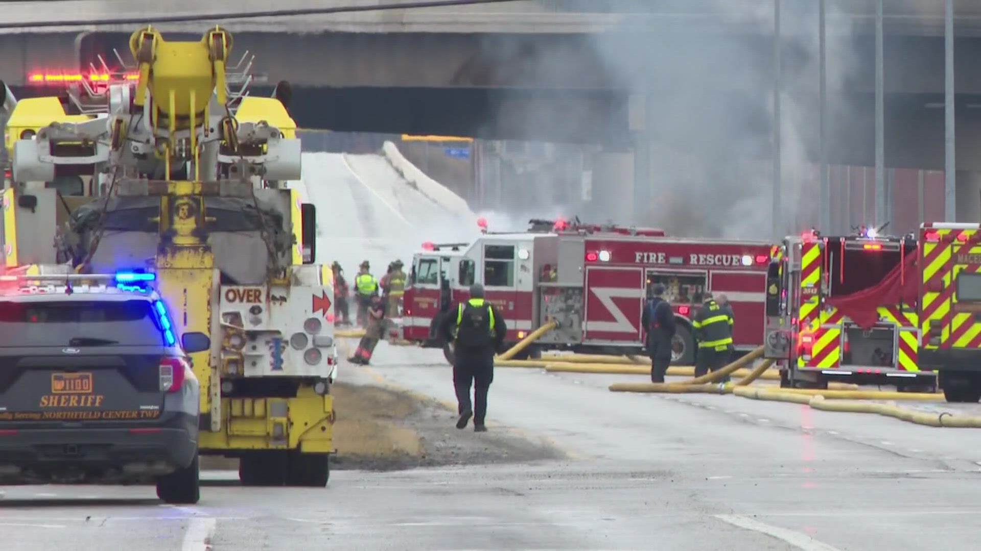 EPA officials told 10TV’s sister station in Cleveland WKYC that the tanker was carrying 7,500 gallons of diesel.