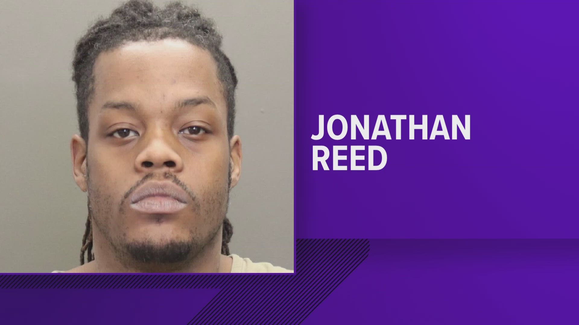 Jonathan Reed, 32, was taken into custody and a handgun was found at the scene, according to police.