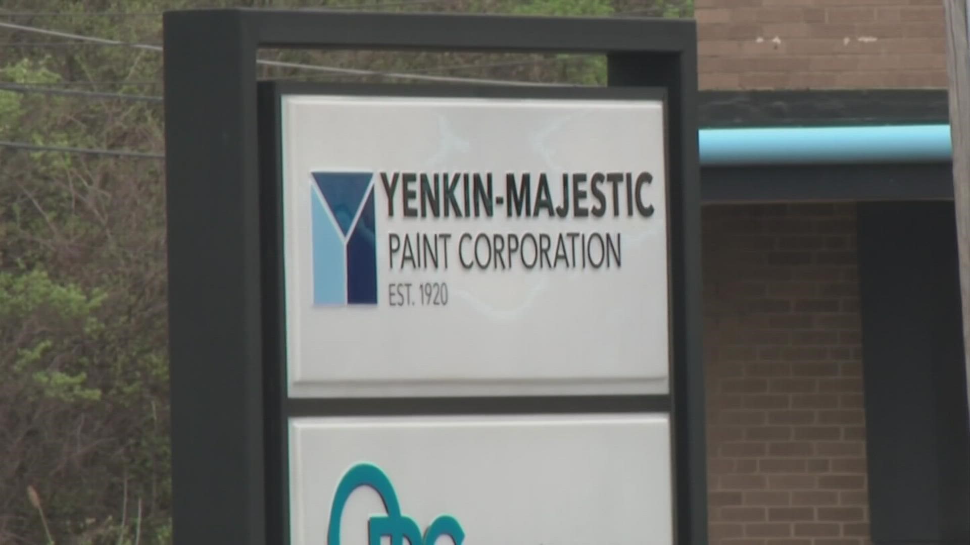 Diane Debro says blast at Yenkin-Majestic caused foundation crack, water and mold in home.