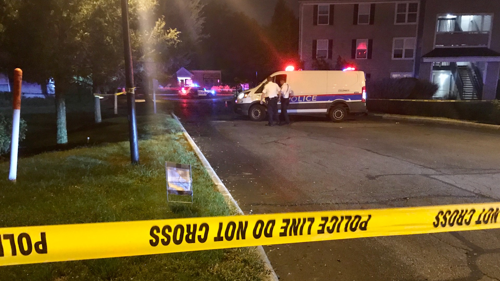 The shooting happened just after 5 a.m. on the 100 block of Heatherbridge Lane near East Broad Street.