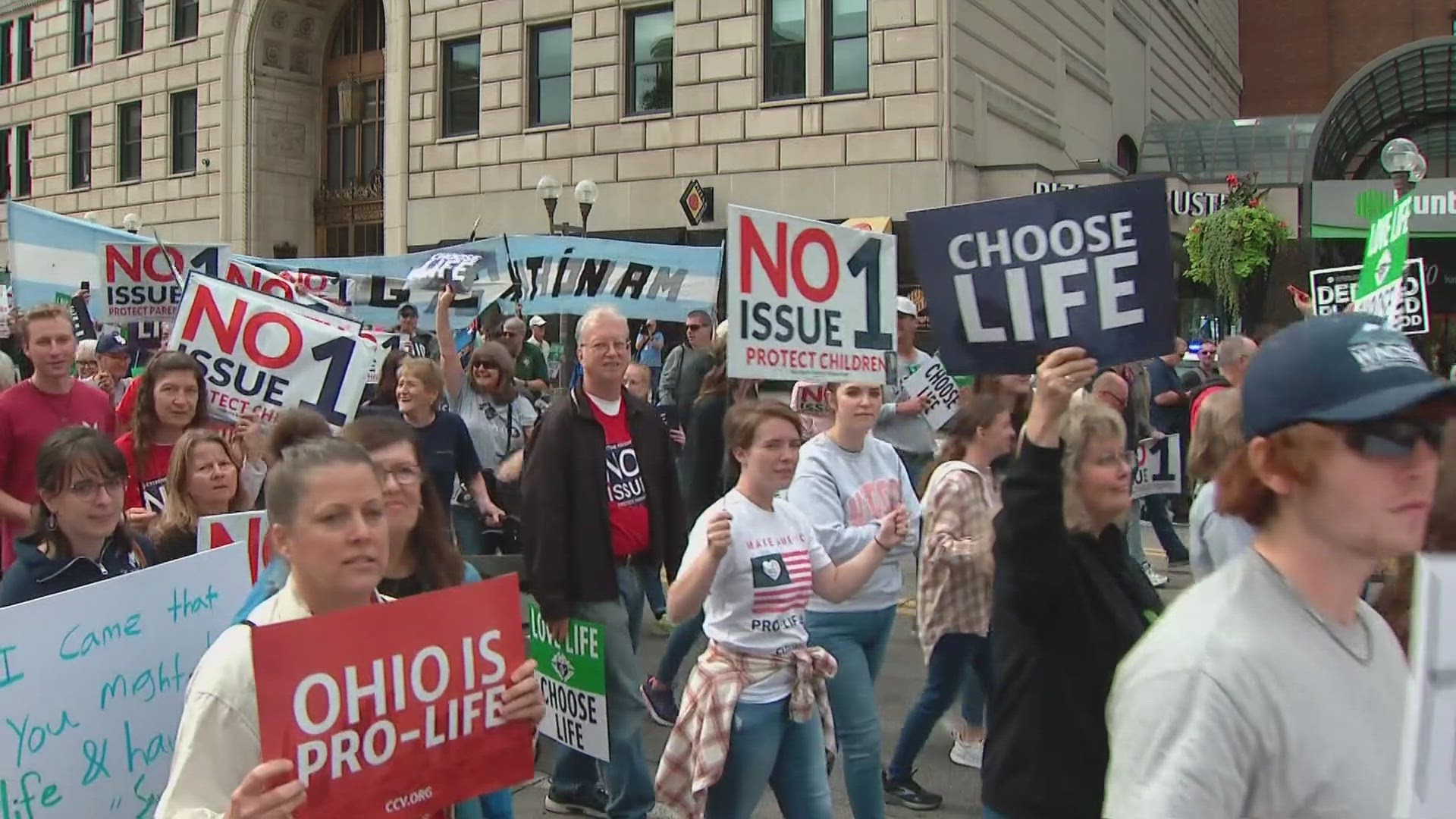 March for Life is an annual march but this year organizers say it is especially important because of issue 1 on the ballot.