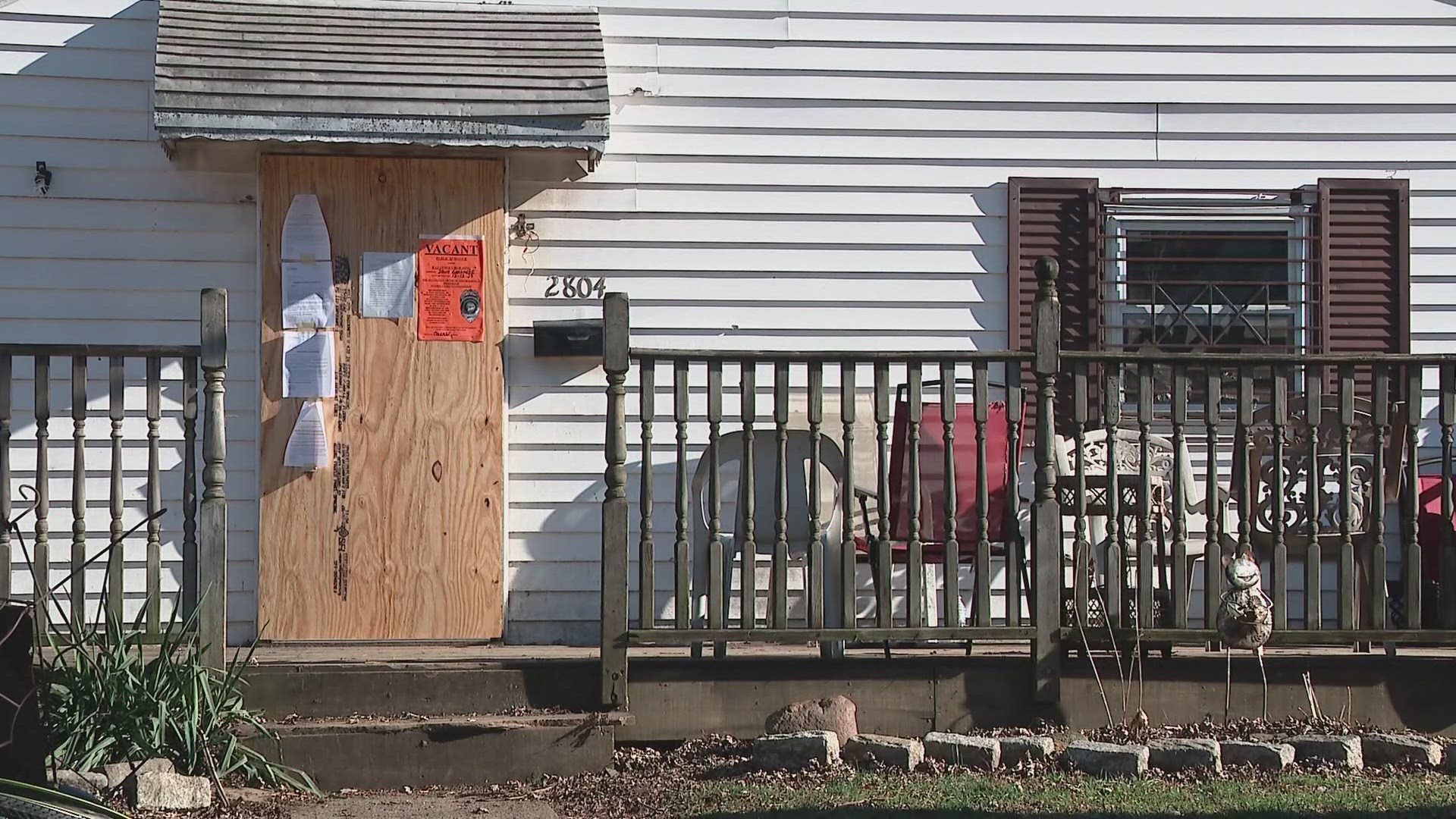 The house is blocks away from multiple small businesses, a church, public parks and a high school.