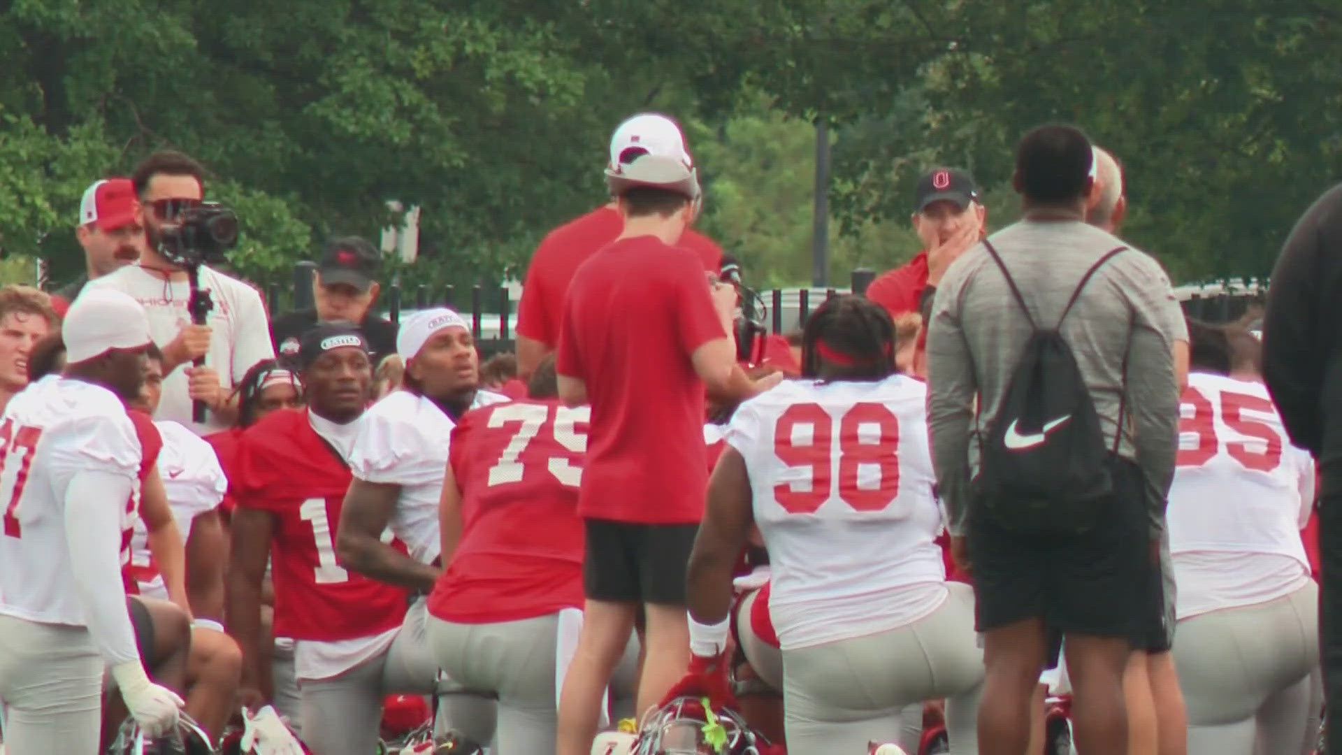Head coach Ryan Day looks to fill the starter quarterback position as Lincoln Kienholz and Julian Sayin compete to replace Will Howard.
