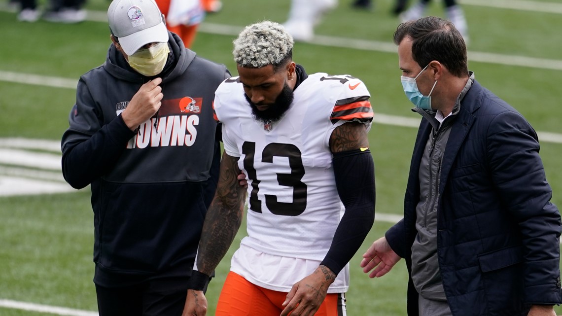 CLEVELAND, OH - OCTOBER 11: Cleveland Browns Wide Receiver Odell