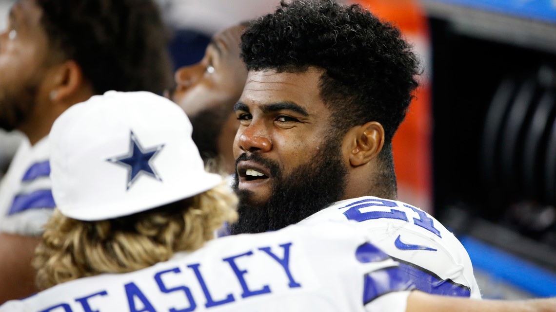 Cowboys' Elliott loses appeal; ineligible to play Sunday