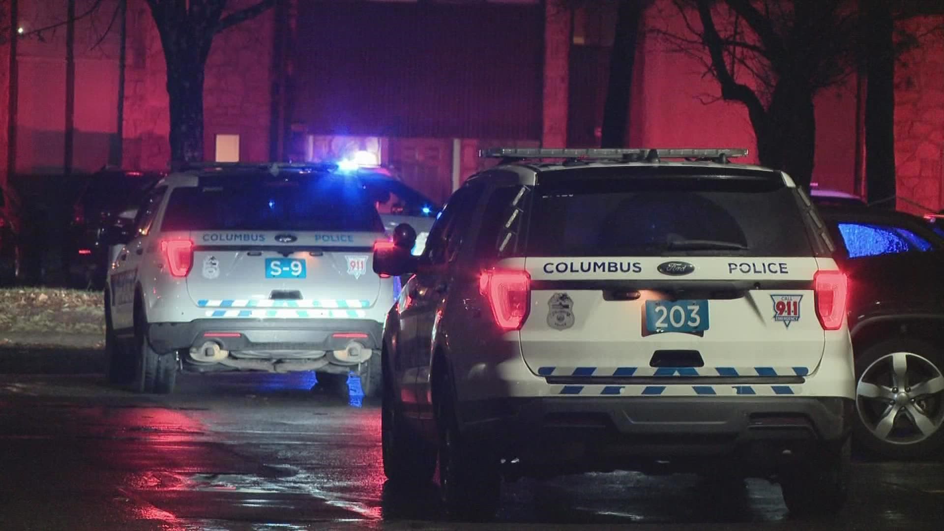 Columbus police said one person was shot on Stone Ridge Drive South, near Fountain Lane just before 6 p.m. Saturday