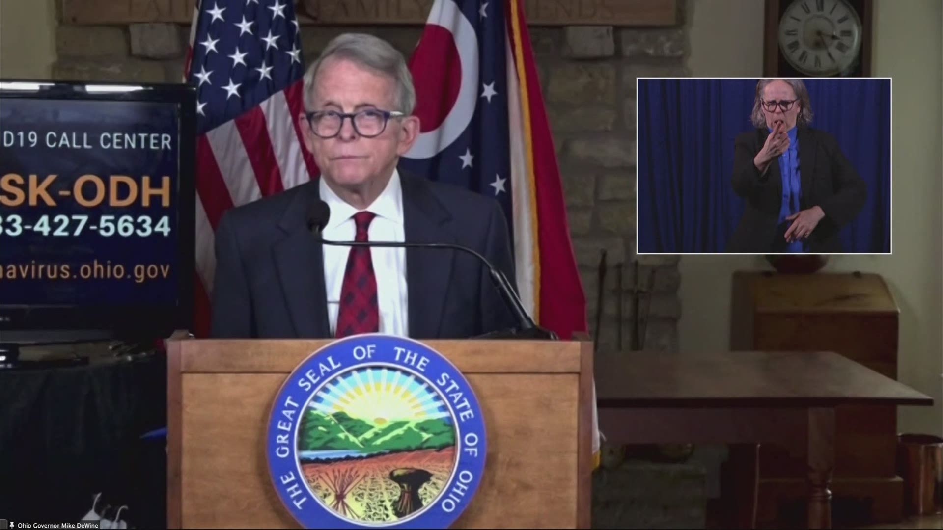 Gov. DeWine said Ohioans need to be their guard up even though the COVID-19 vaccine has arrived.