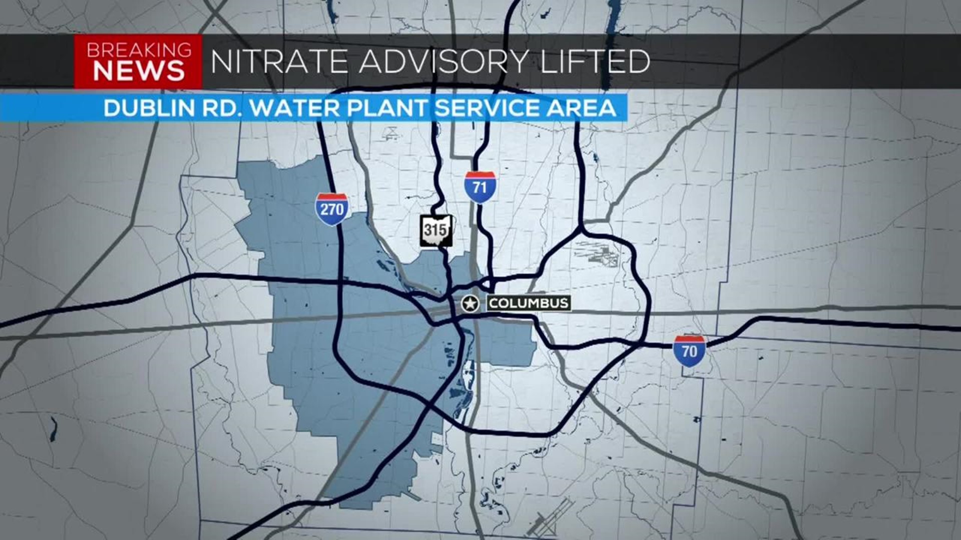 Nitrate advisory in Columbus lifted
