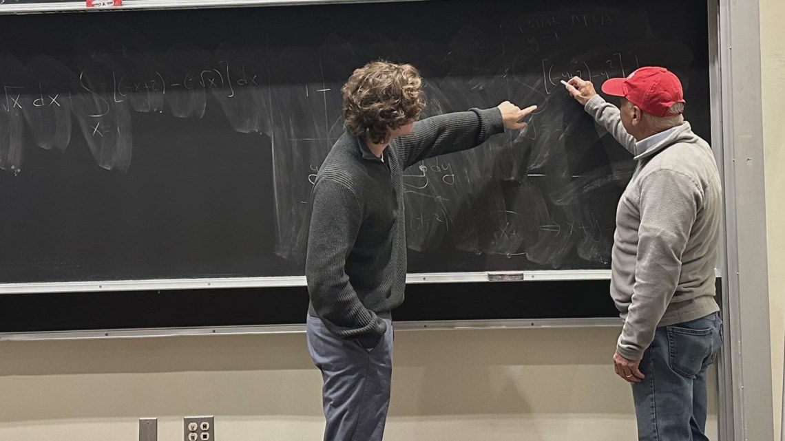 Grandpa and grandson take calculus together at Ohio State