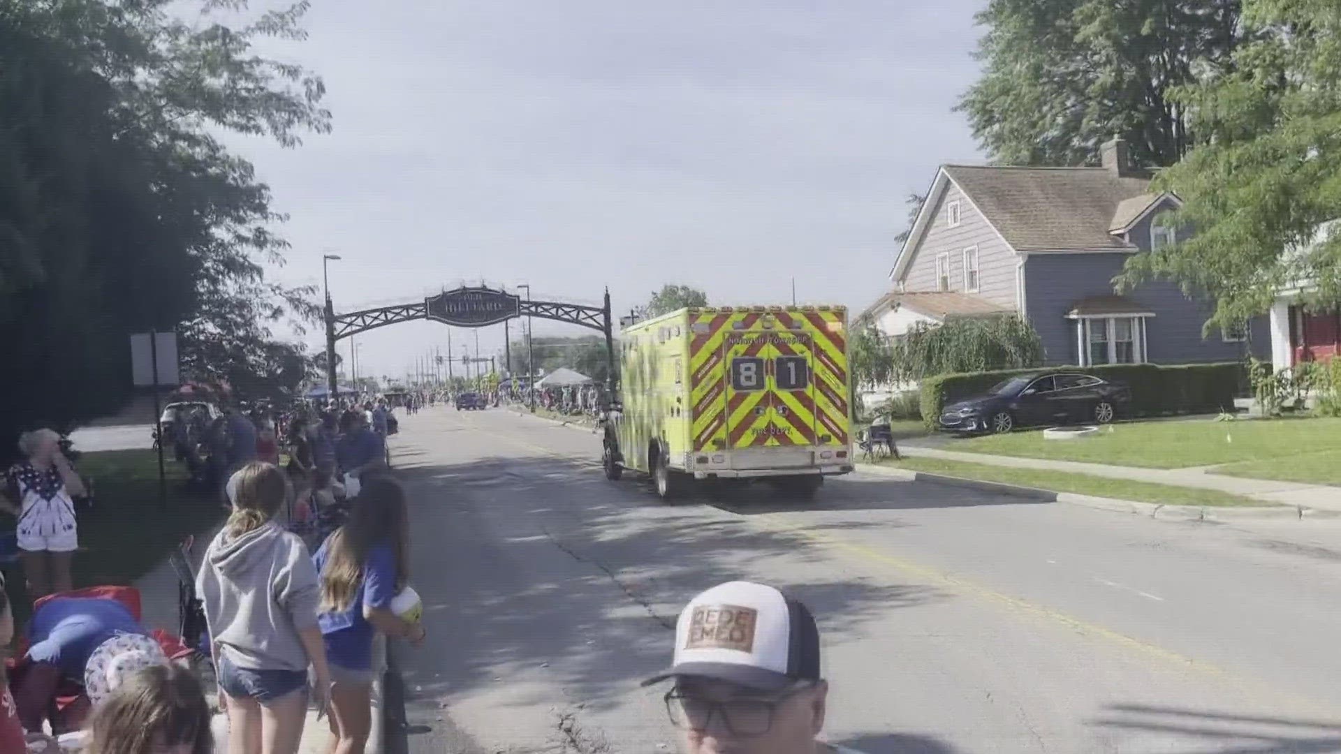 A young girl was seriously injured after she was struck by a vehicle during the Fourth of July parade in Hilliard.