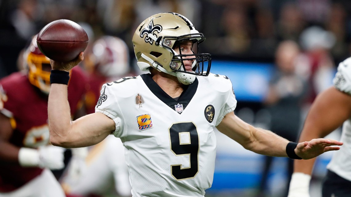 Drew Brees becomes NFL's all-time passing yards leader