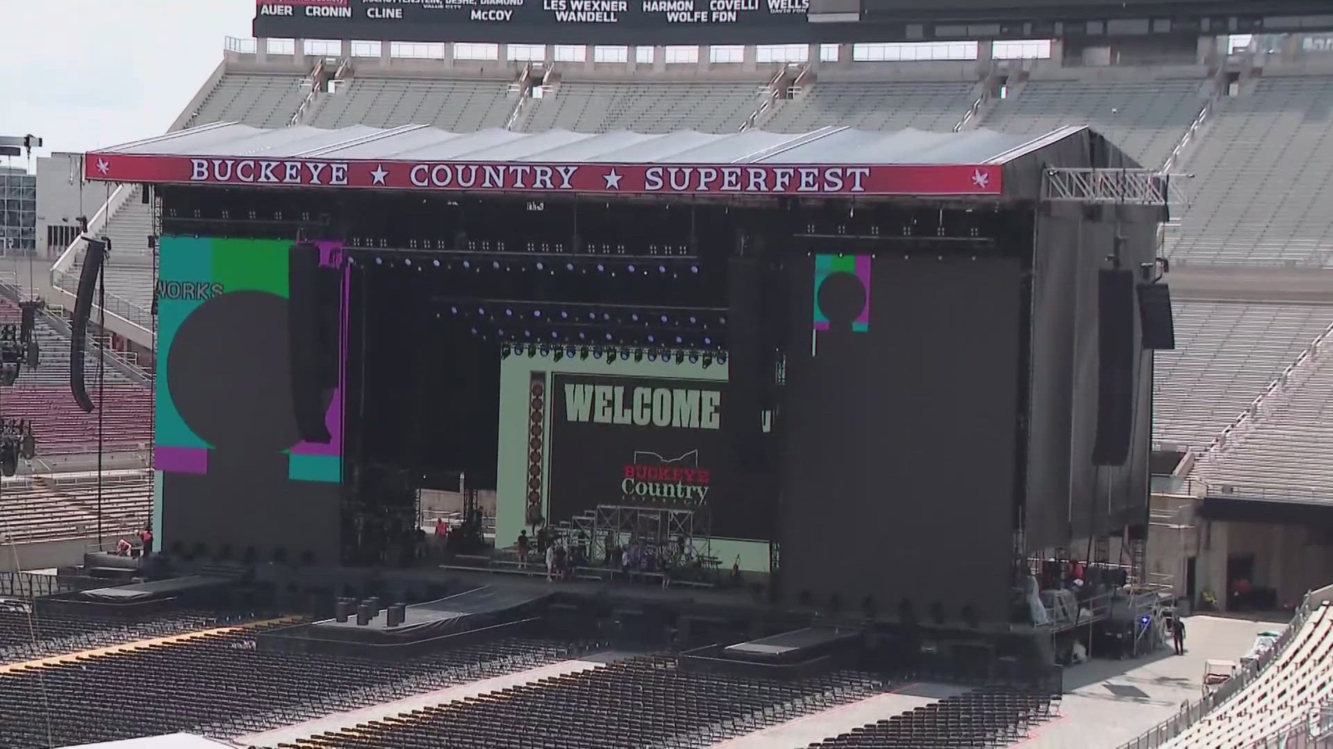 Buckeye Country Superfest organizers are preparing to cool people down from the heat this weekend. 
