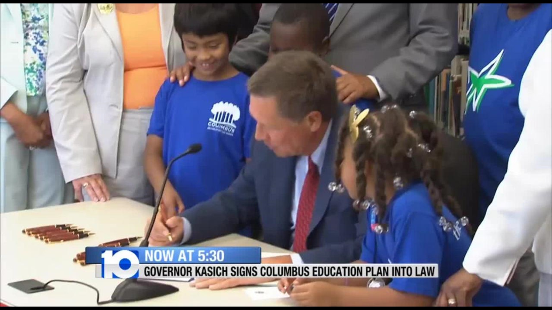 Bipartisan School Bill Prompts Partisan Rally Outside Signing