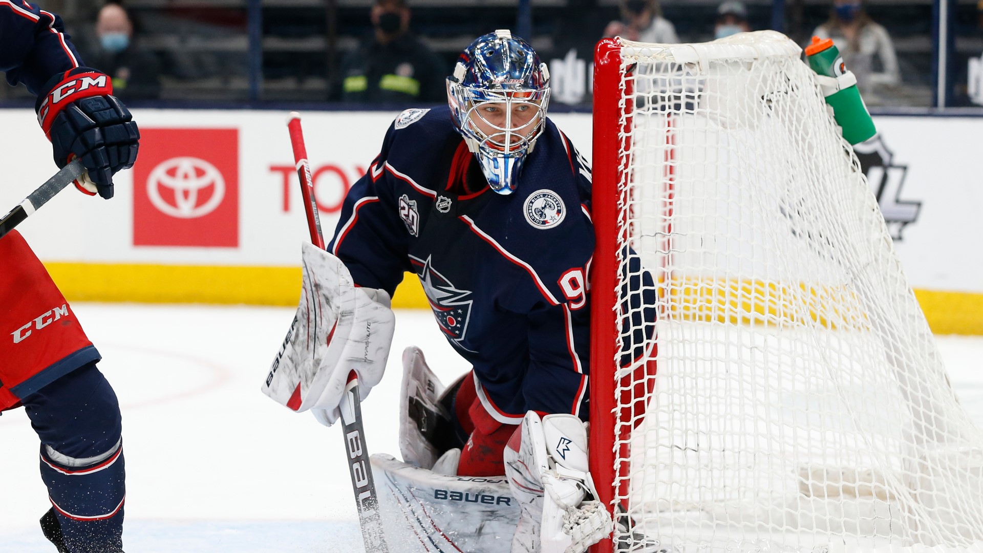 Blue Jackets Activate Goaltender Elvis Merzlikins Off IR | 10tv.com