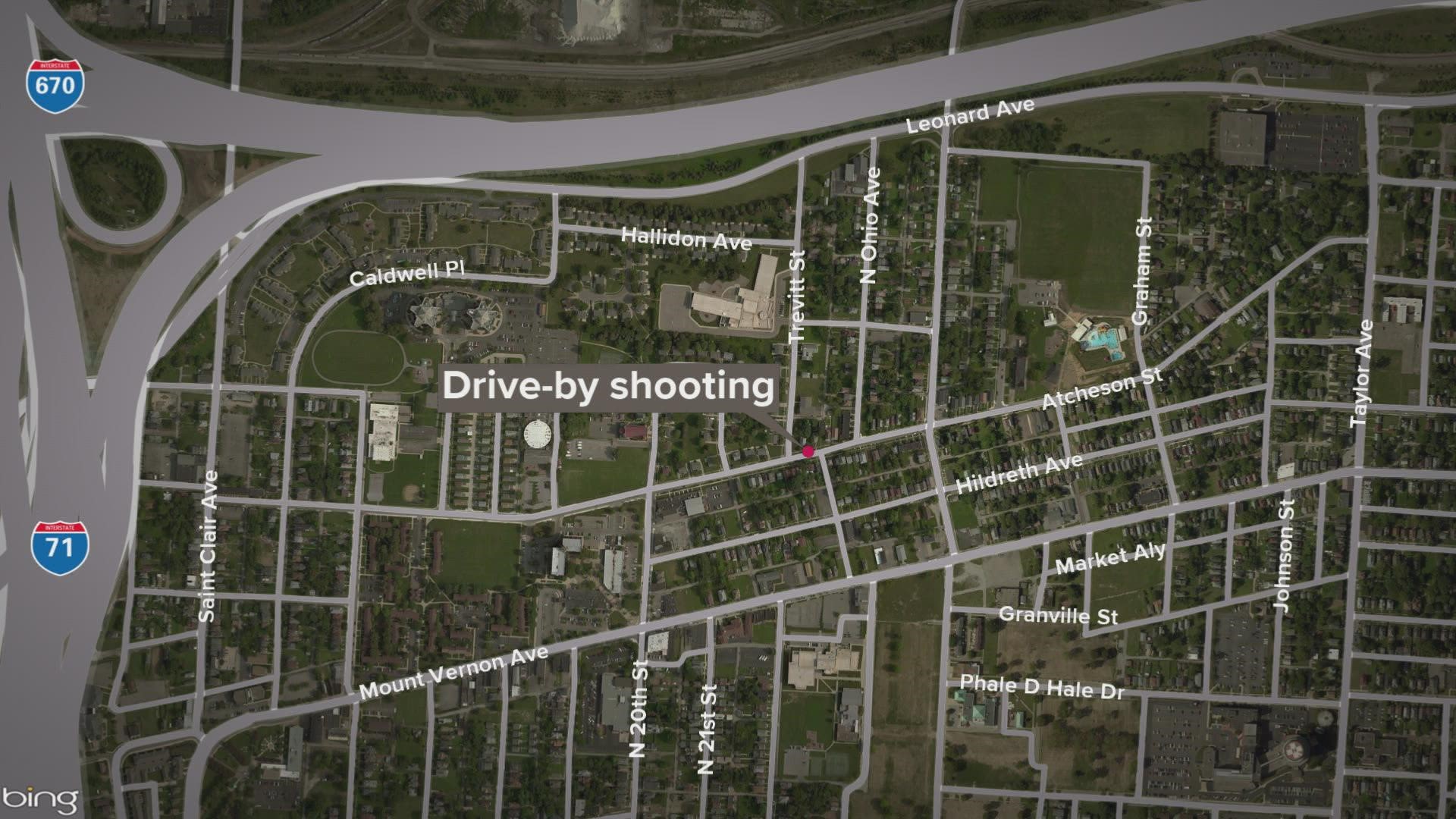 The shooting happened on the 1200 block of Atcheson Street just after 8 p.m.