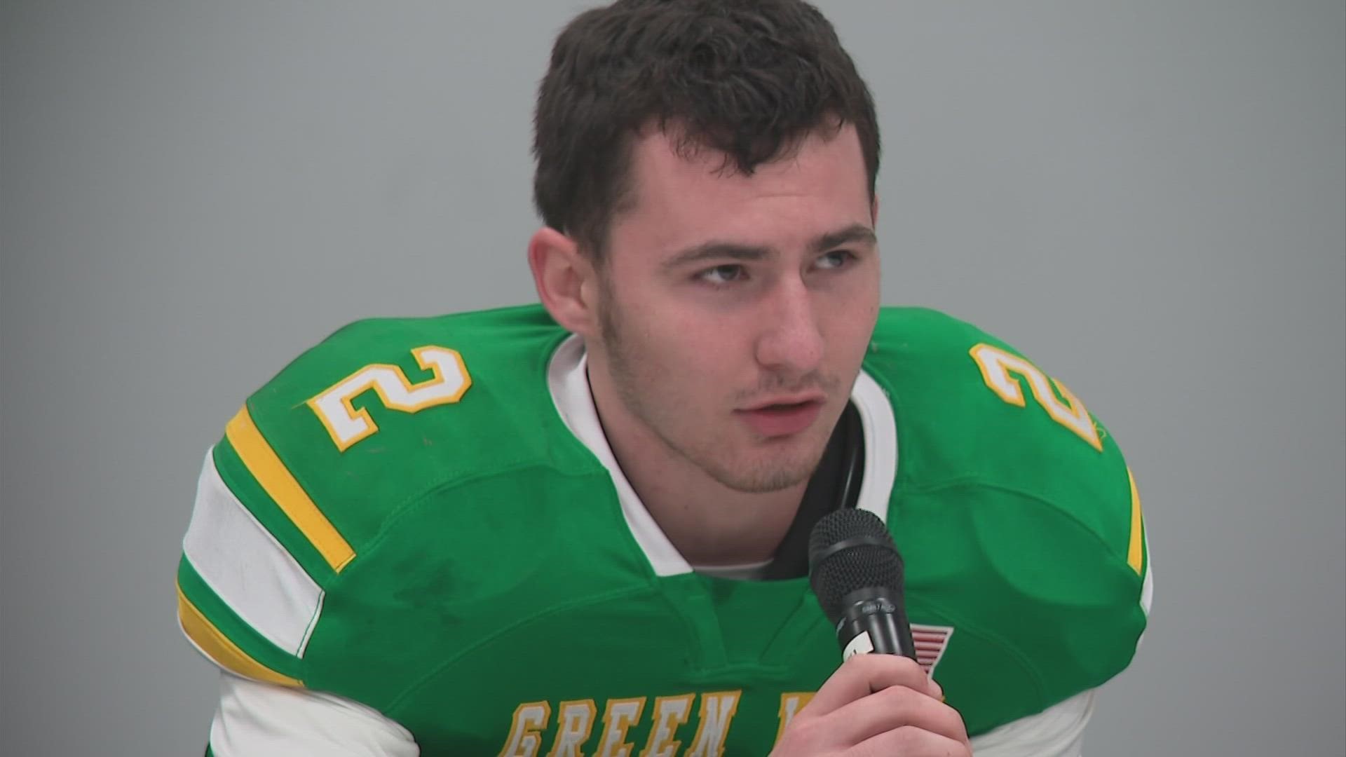 Cole Canter is Newark Catholic's quarterback and helped tie the most wins in the school's history.