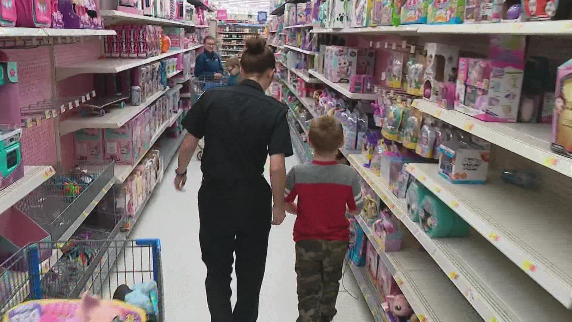 Thanks to Walmart and several local businesses, police in Newark were able to hold the third annual Cops and Kids event.