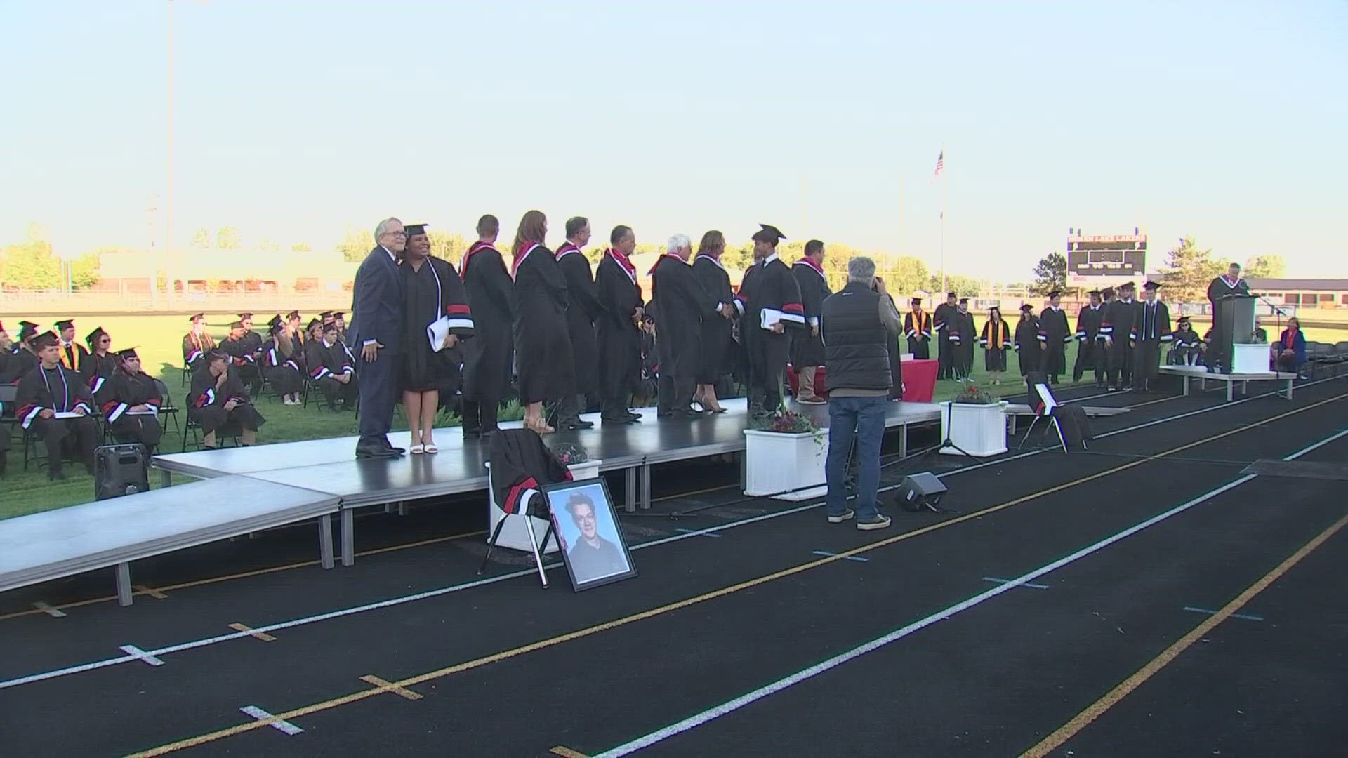 The class suffered the loss of two students who died a month apart in separate car crashes and experienced an EF3 tornado that killed three other people.