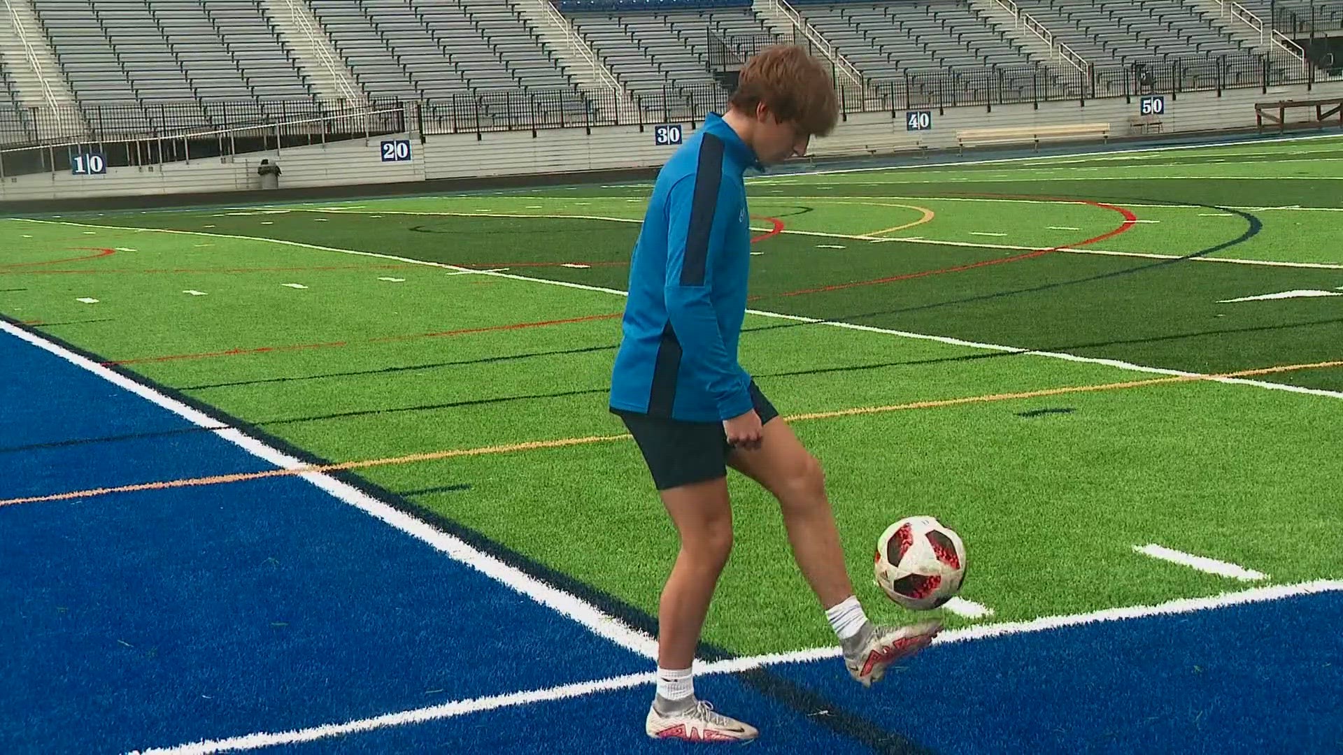 Olentangy Liberty's soccer and football player Braden Scanlon is this week's 10TV Athlete of the Week.