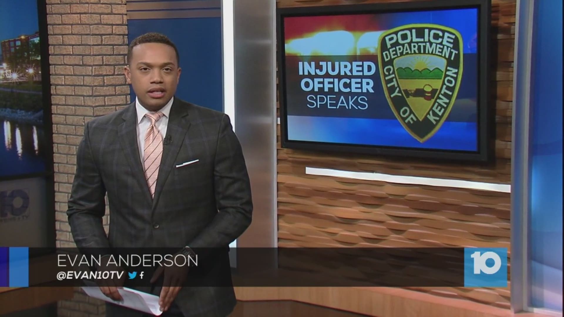 Kenton Police Officer Speaks About Being Shot in the Line of Duty
