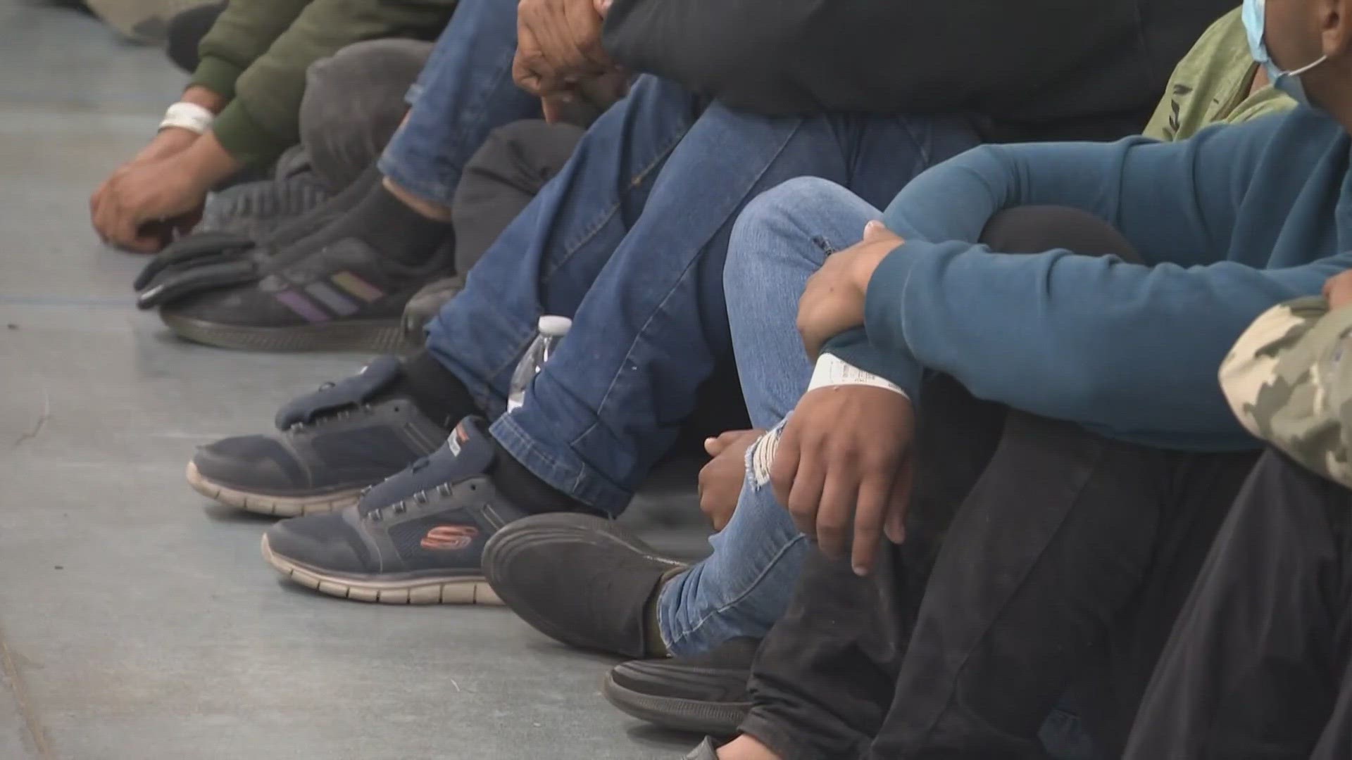 Border officials say they have apprehended more than 26,000 migrants over a 72-hour period over the weekend.