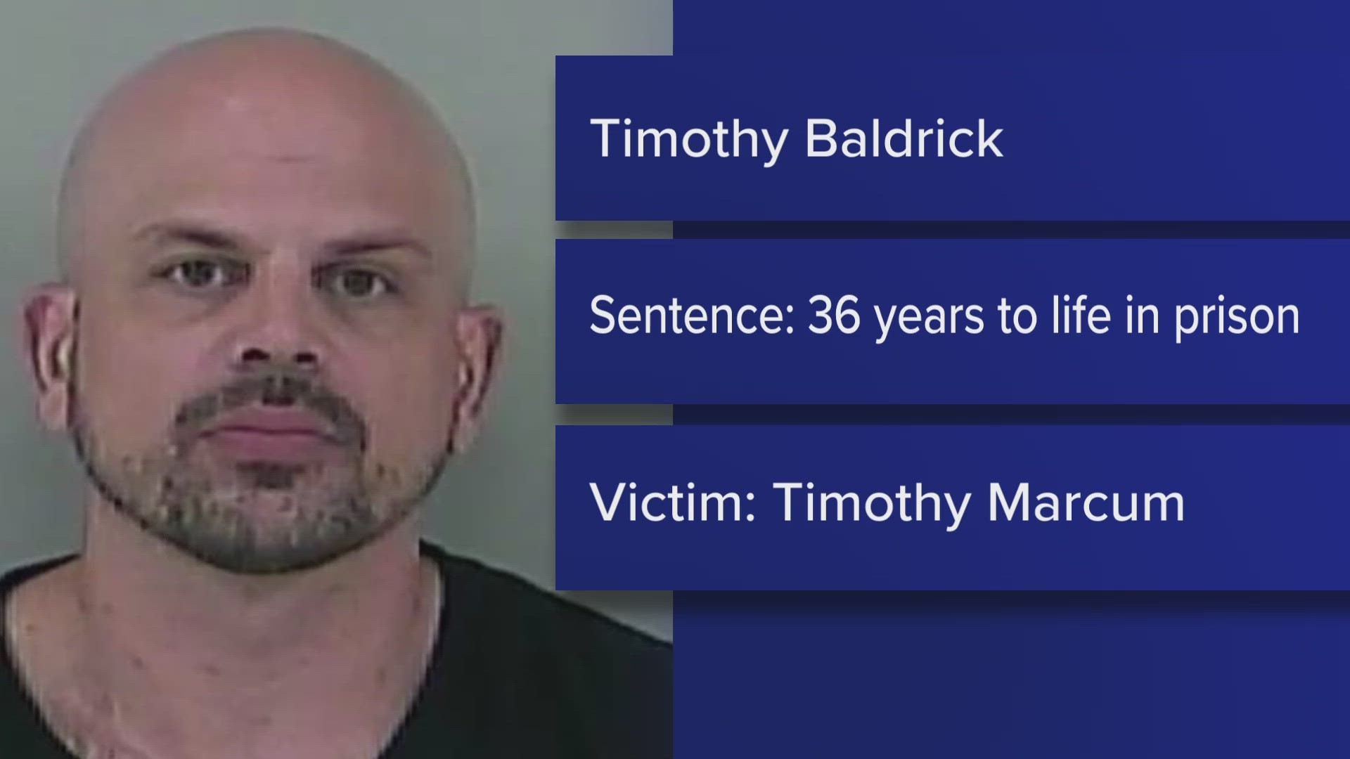 Timothy Baldrick was found guilty of aggravated murder and other counts in the death of Timothy “Scottie” Marcum.