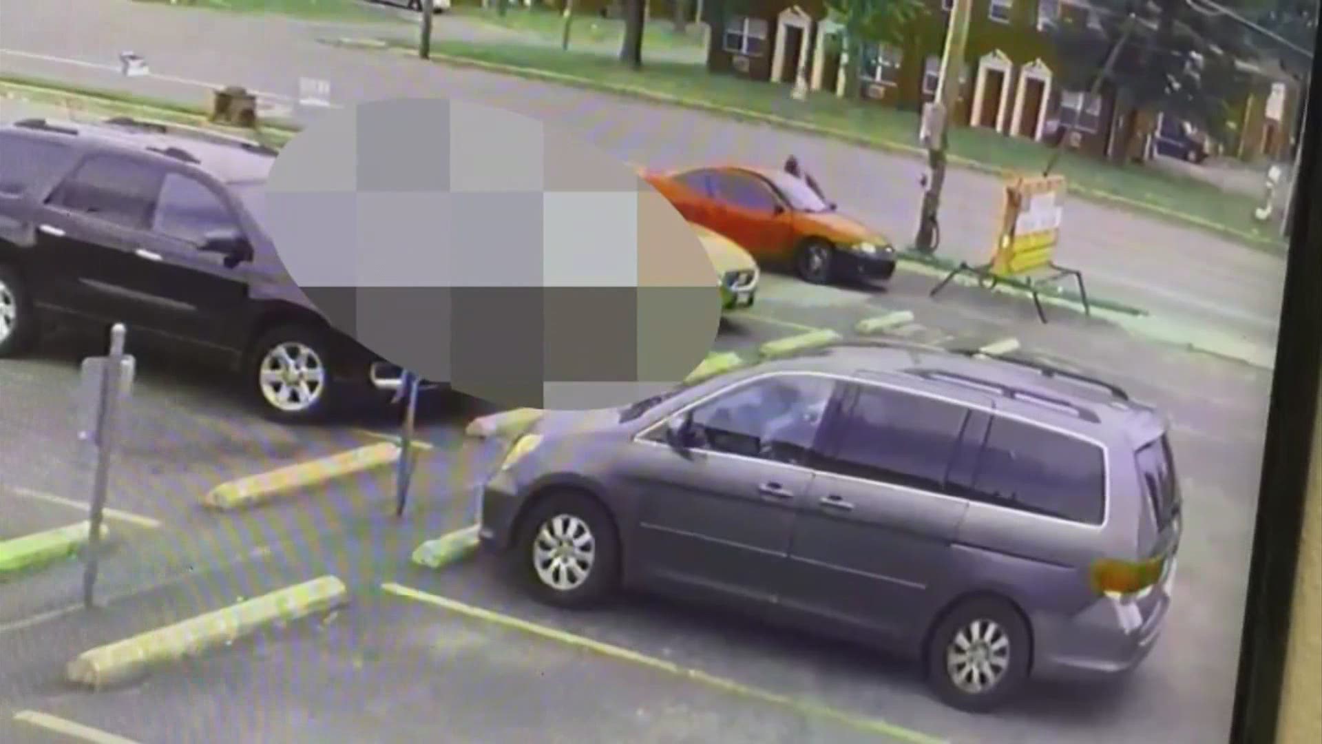 A business released surveillance video on Friday of a shooting that happened in its parking lot in east Columbus