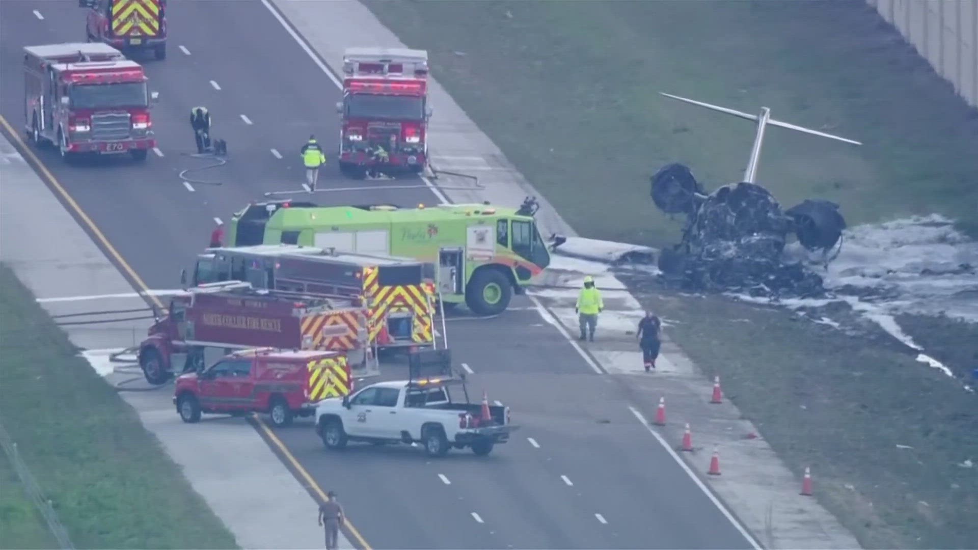 Sheriff s office IDs 2 killed in plane crash on Florida highway