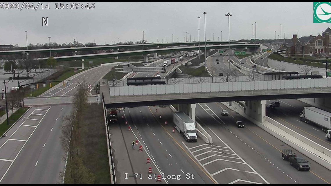 I71 south near downtown Columbus reopens following closure after steel
