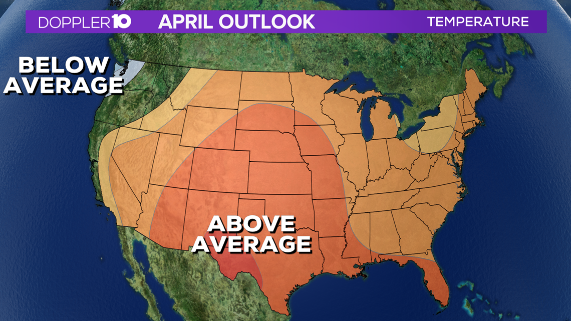 April weather outlook Cold start then warming up