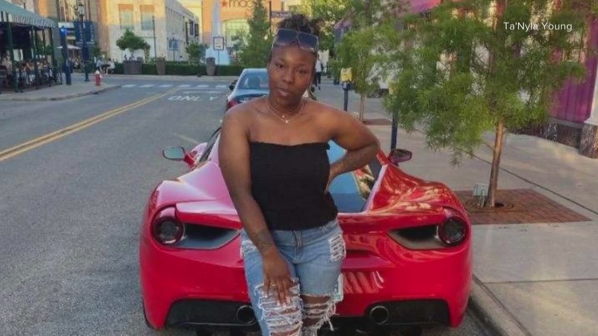 Ta'Kiya Young, 21, died in Blendon Township after being shot in the parking lot of a Kroger grocery store.