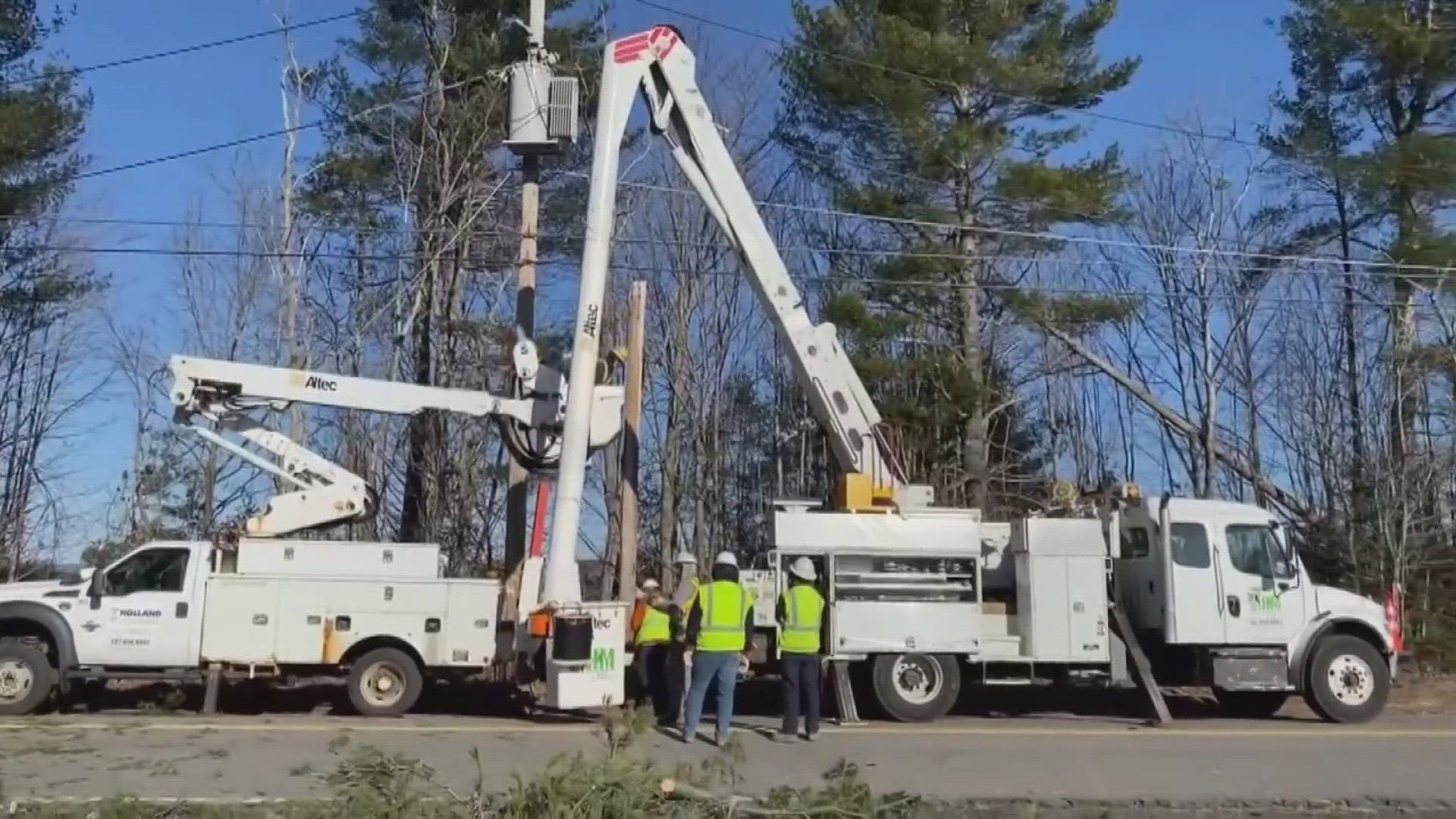 At its peak, the storm knocked out power to more than 250,000 households.