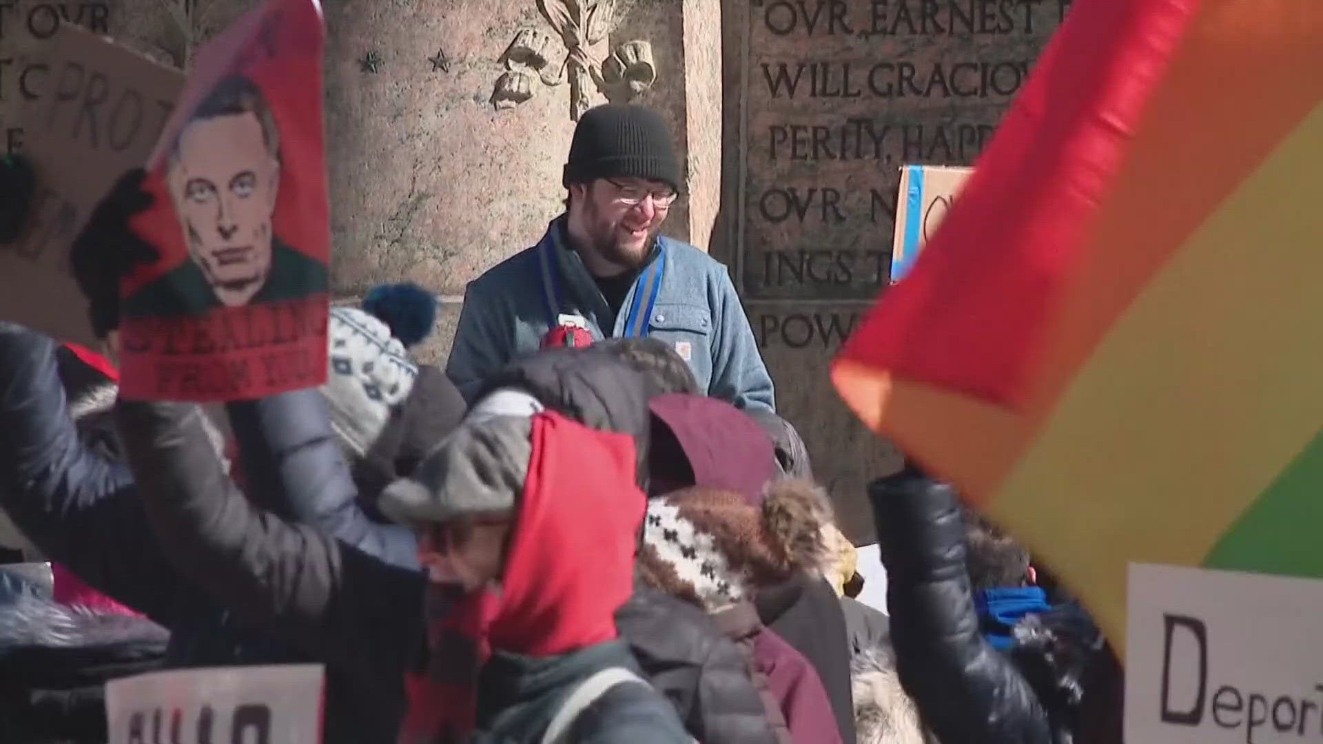 From protests outside the Ohio Statehouse, on High Street, at Tesla dealerships and USPS, Columbus police say all demonstrations have been peaceful.