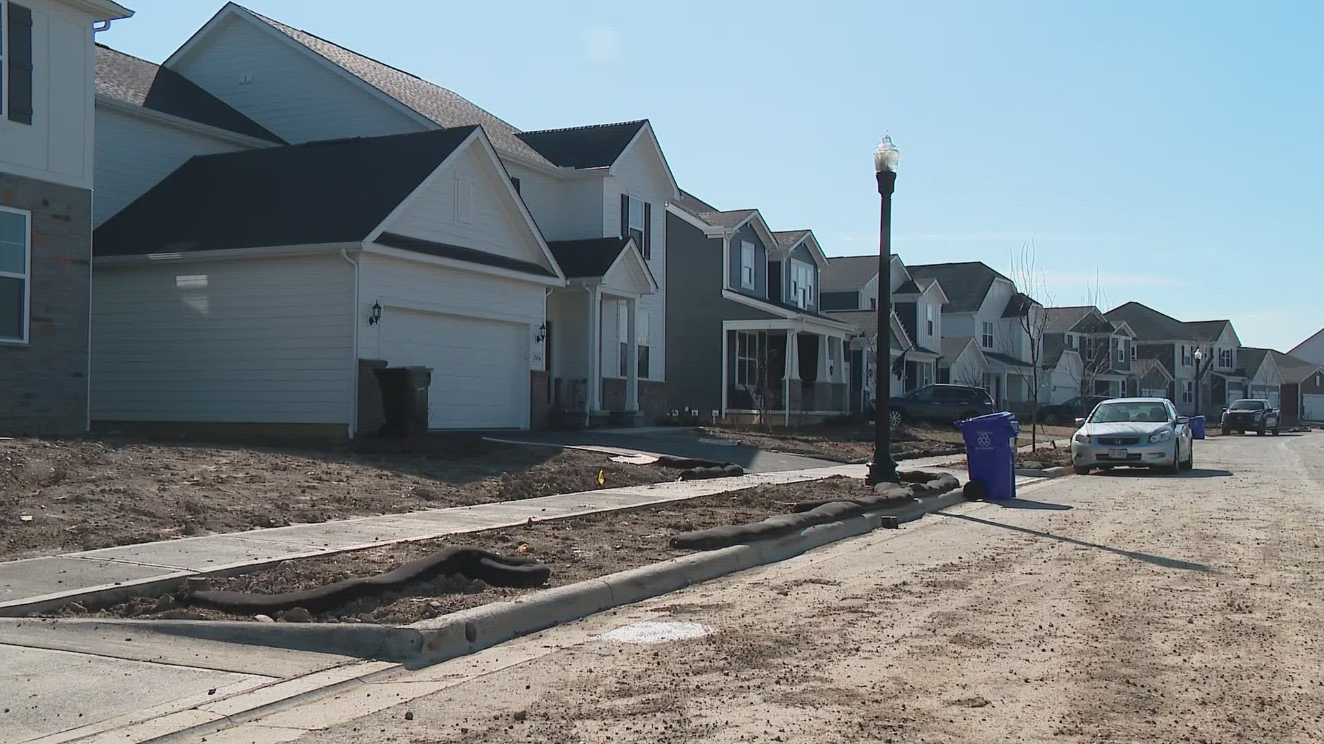 Construction crews are working rapidly on what will be an additional 800 homes and separate apartment buildings on the west side of Columbus.