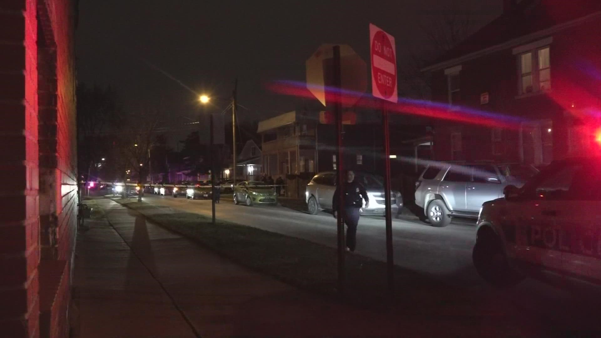 A 28-year-old man was injured after Columbus police say he was shot early Monday morning in an alley while attending his sister’s birthday party.