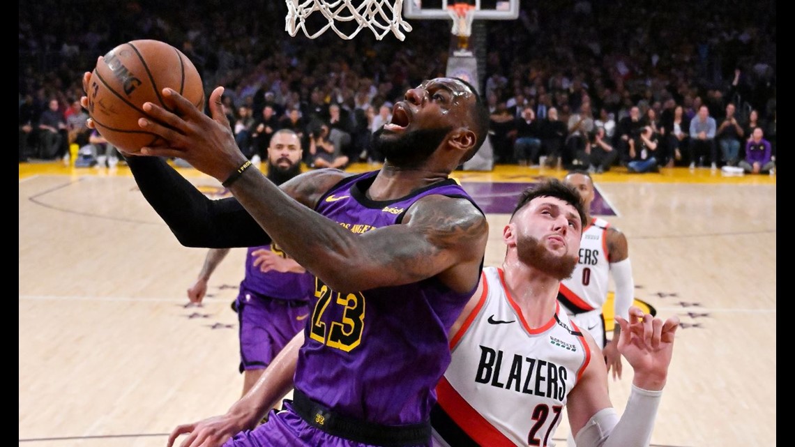 LeBron James passes Wilt Chamberlain for third place on NBA's all