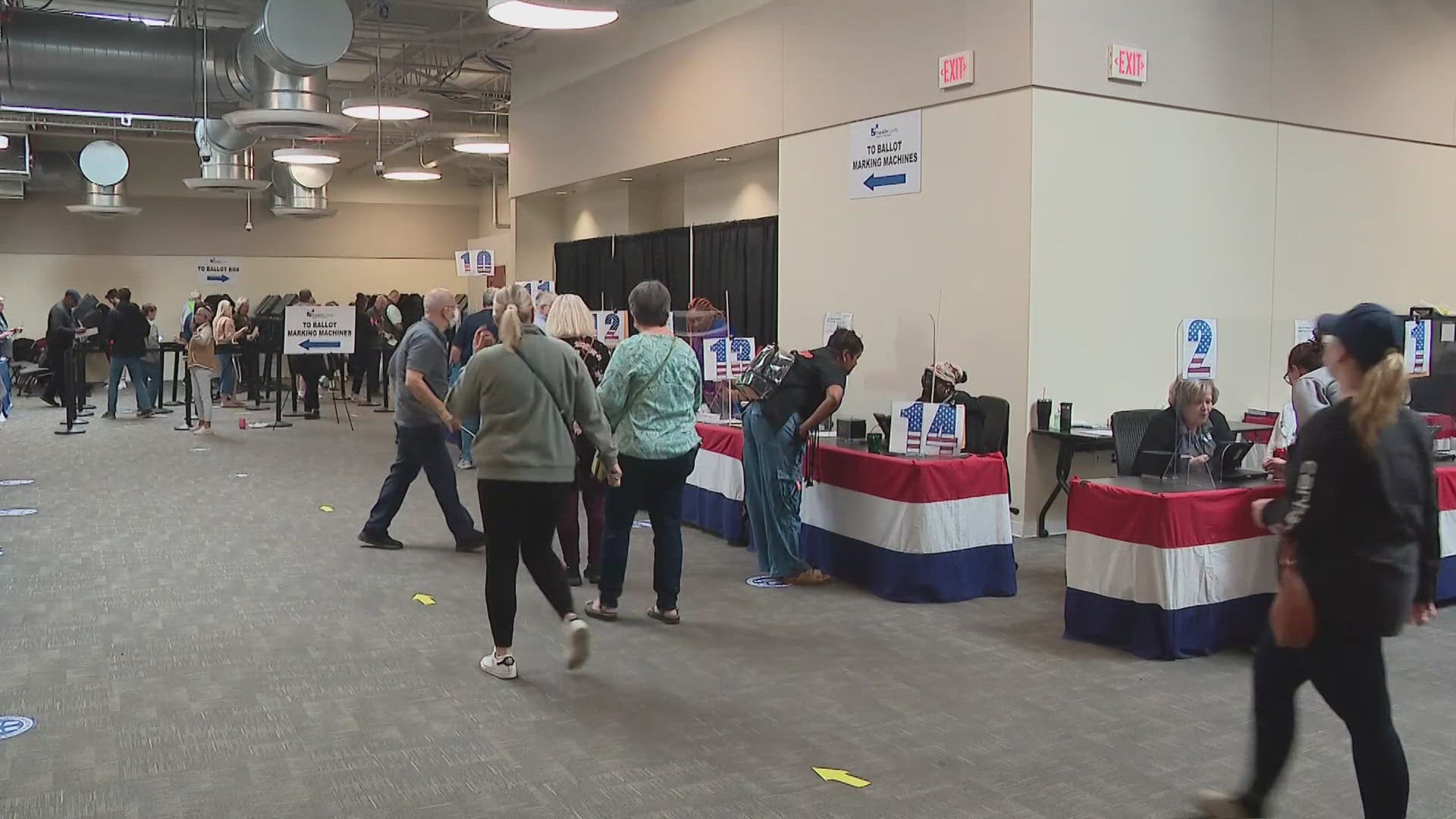 In Franklin County, 56,878 people have voted early in person so far. Sellers said that is about 26,000 more than in 2016 over the same 12-day period. 