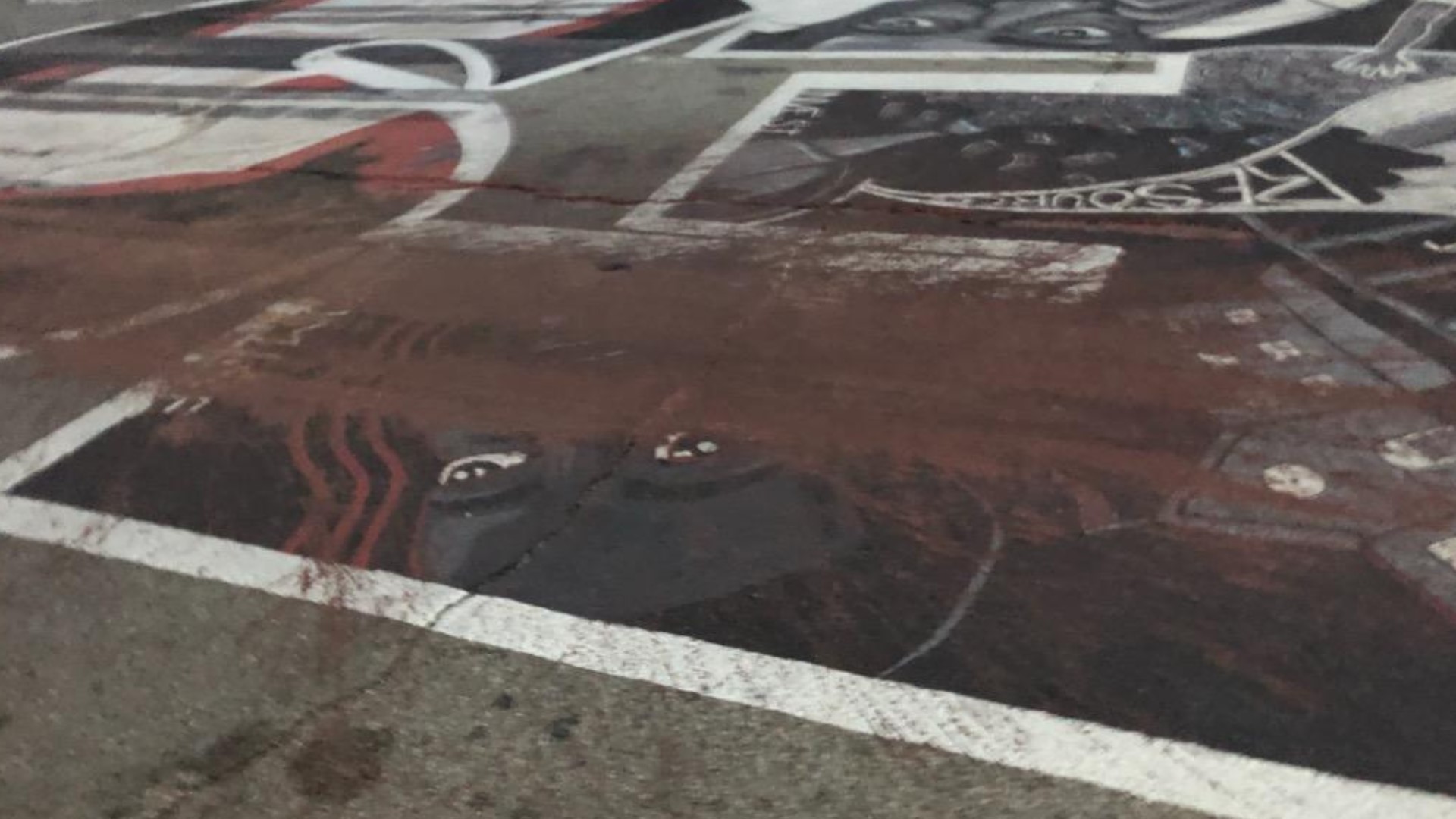 Paint dumped on Black Lives Matter mural in Cincinnati