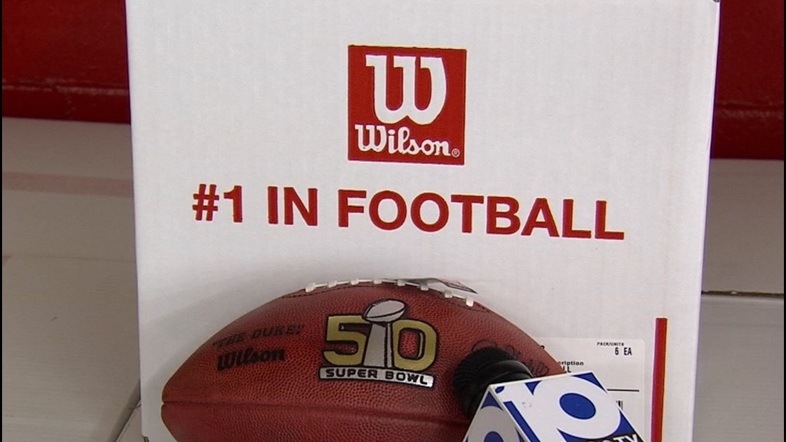 Super Bowl footballs are made at Wilson factory in Ada, Ohio