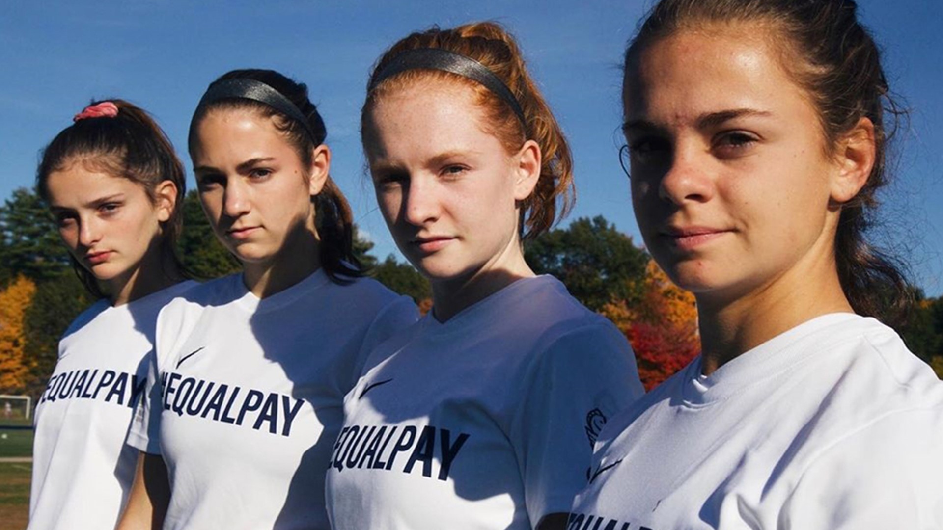 High school girls soccer team penalized for removing jerseys to reveal